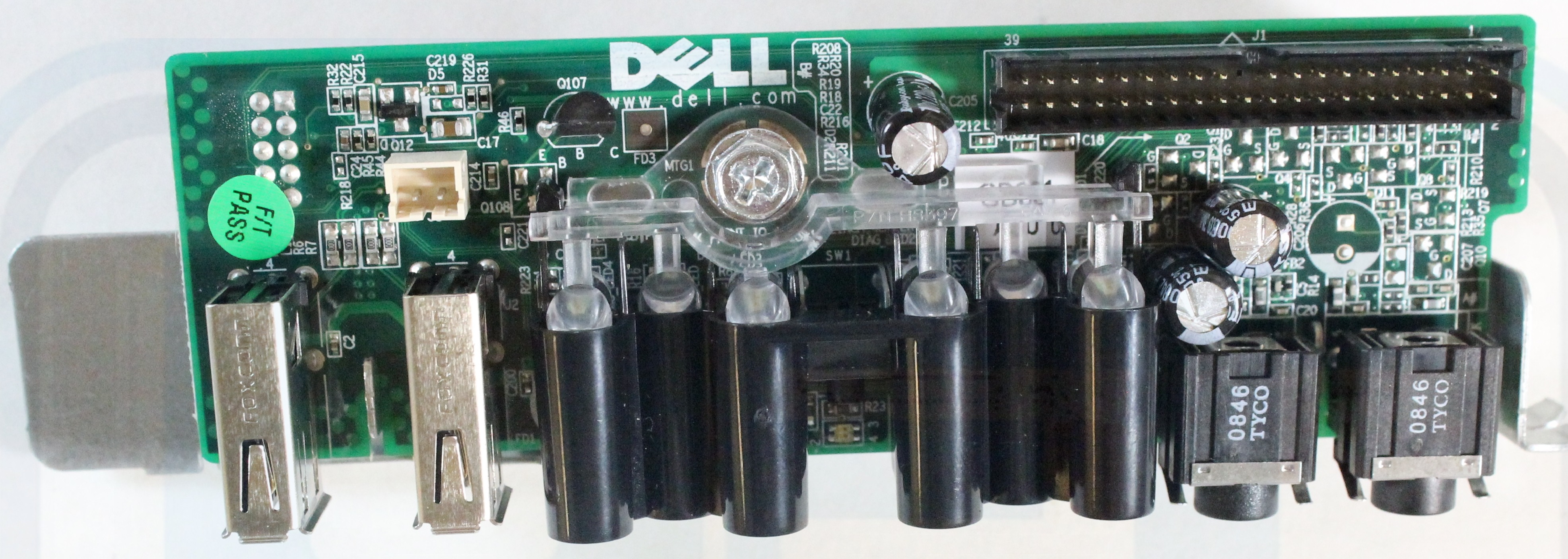PC287 Dell Precision Workstation 490 Front I/O Panel Audio; USB