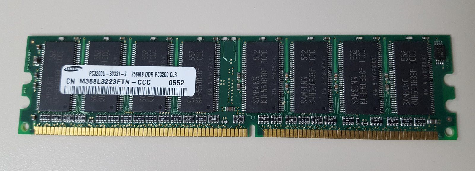 BUFFALO 256 MB 400 MHz (PC3200U-30330-A1) Memory