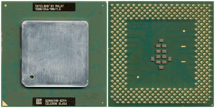Intel Sl656 Celeron 1.2Ghz 1200/256/100/1.5 Sl656 Pga-370 Cpu