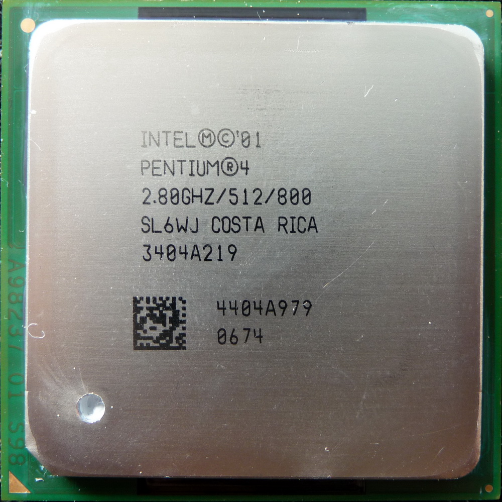 Sl6Wj Intel Pentium 4 2.8Ghz 800Mhz 512Kb Socket 478 Cpu