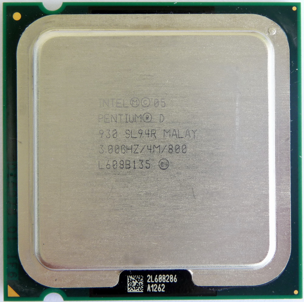 Intel Sl94R Cpu Pentium D 930 3Ghz 4Mb Cache, 800 Mhz Socket 775