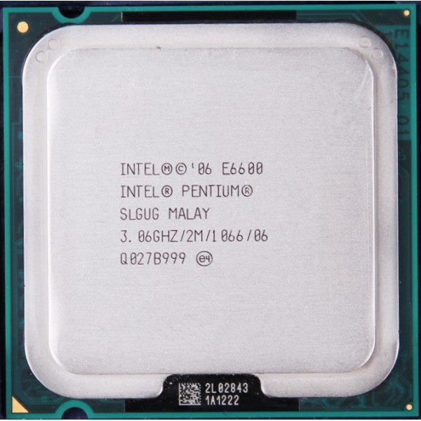 SLGUG Intel Pentium Dual-Core 3.06GHz/2M/1066 LGA775 (E6600) Dual Core CPU