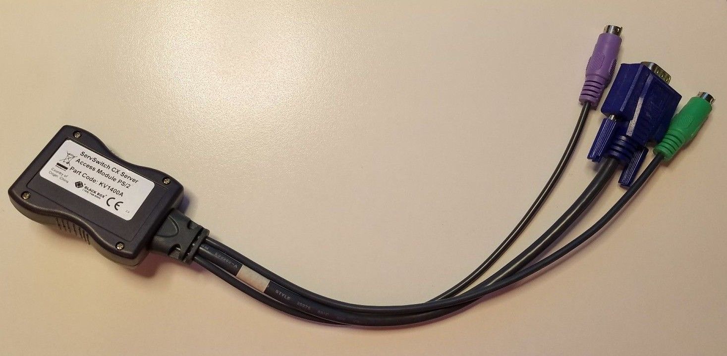 Black Box SW723A-R2 ServSwitch KVM Switch No cables no adapter