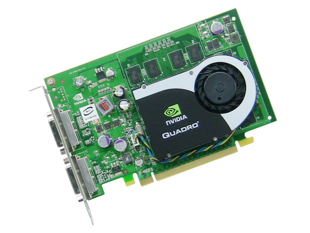 WX397 Dell nVidia Quadro FX570 256MB PCI-E x16 2xDVI Video Card